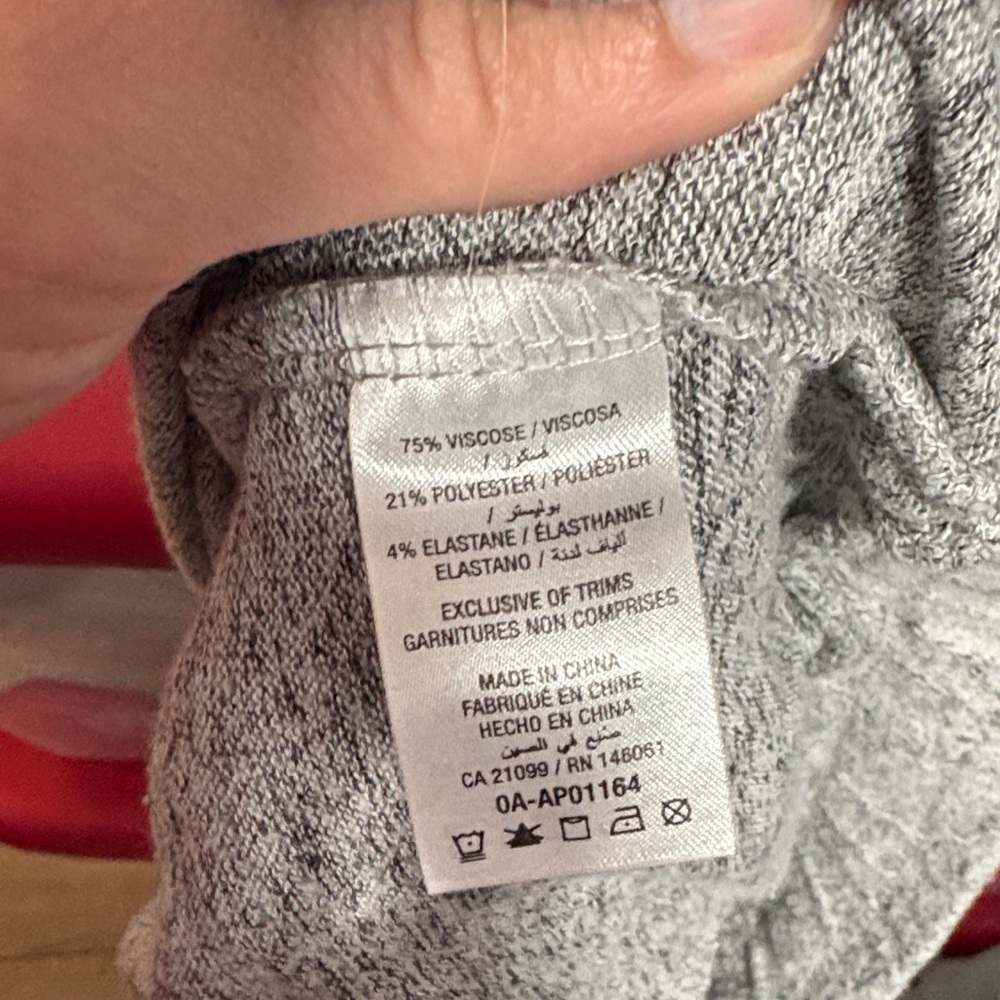 Ardene Gray Sweatpants with White Accents - Picture 10 of 10